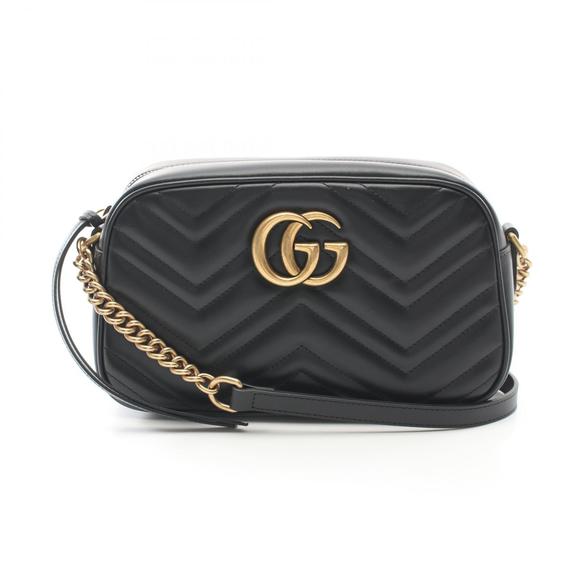Gucci GG Marmont Shoulder Bag Black - Picture 1 of 4